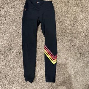 Aviator Nation Full Length High Rise Leggings